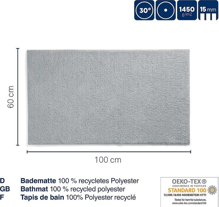 Productafbeelding Kela Badmat Maja rock grijs (100 x 60 cm)