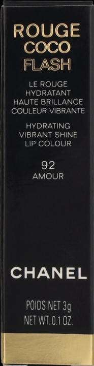 Actual product image Chanel Rouge Coco Flash (92 Amour)