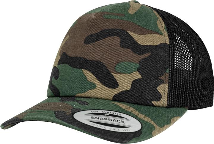 Flexfit Camo Trucker Cap (One Size)