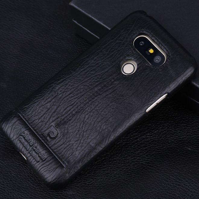 Actual product image Pierre Cardin Plastic cover with genuine leather cover (G6)