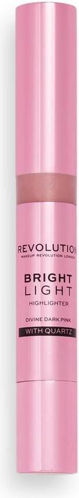Actual product image Makeup Revolution Bright Light Liquid Highlighter Dark Pink 3ml (Divine Dark Pink, Highlighter)