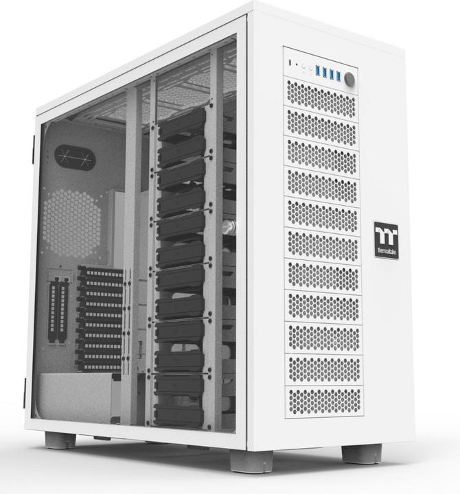 Image du produit Thermaltake Geh AX700 Super Tower "Snow" White retail (Mini-ITX, XL-ATX, E-ATX, SSI CEB, ATX, SSI EEB, mATX)