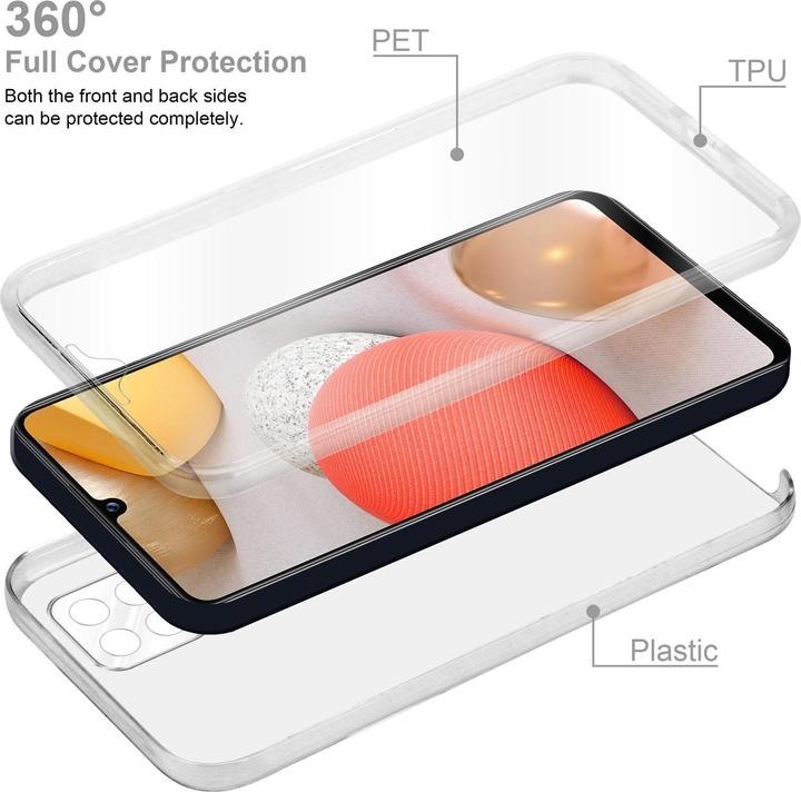 Image du produit Cadorabo TPU 360 degrés Case Cover (Samsung Galaxy A42 5G, Samsung Galaxy M42 5G)