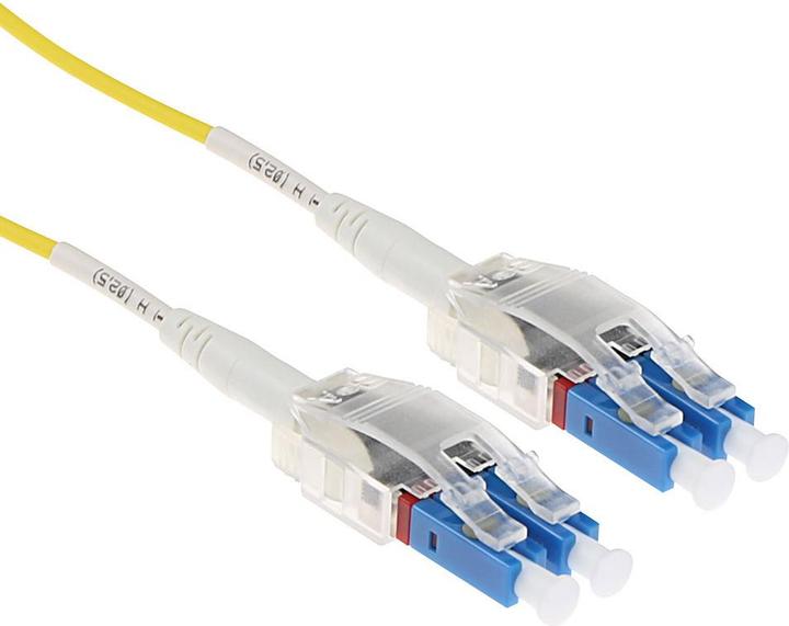 Actual product image 10 meter Singlemode 9/125 OS2 Polarity Twist fiber cable with LC connectors (10 m)