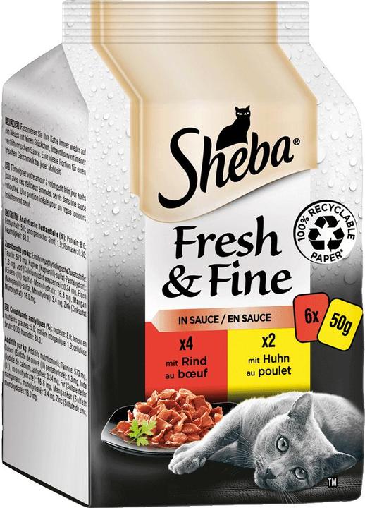 Produktbild Sheba Fresh und Fine (Adult, 6 Stk., 300 g)