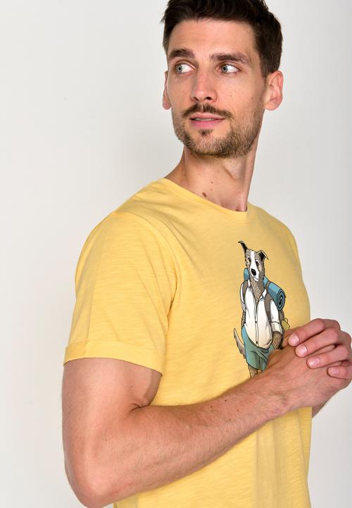 Actual product image Greenbomb Animal Dog Traveller Roll T-Shirt (XL)