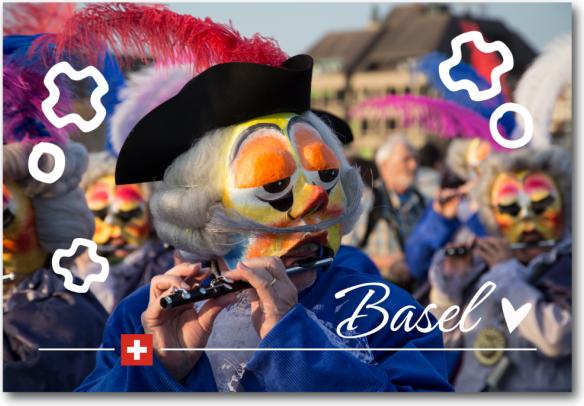 Produktbild CreaDiva Fotomagnet Basel - Fasnacht Pfeifer