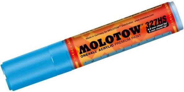 Actual product image Molotow Felt-tip pen One4all 327HS shock blue middle (Blue, 8 mm, 1 x)