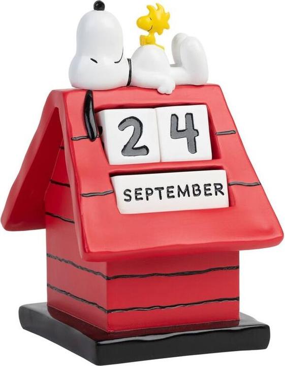 Produktbild NoName SNOOPY - Calendrier Perpétuel 3D en Résine - '9,5 x11 x15,5cm' (Harter Einband)