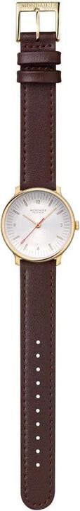 Immagine prodotto Mondaine MLE.33110.LGV Damenuhr Doppio 33mm 5ATM (Orologio da polso analogico, Fatto in Svizzera)