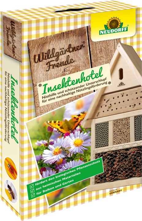 Produktbild Neudorff Insektenhotel (Florfliegen, Ohrwürmer, Wildbienen, Marienkäfer)