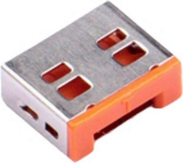 Actual product image Smart Keeper Basic USB-A Port Blocker orange 100 pcs.
