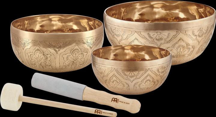 Actual product image Meinl Special Engraved Singing Bowls Set (Singing bowl)