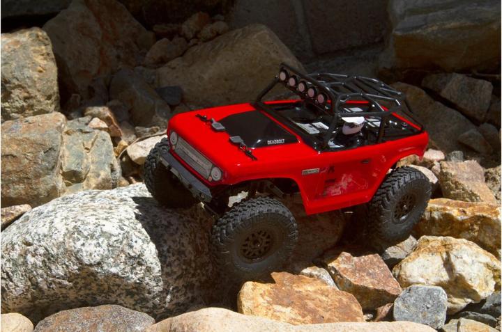 Produktbild Axial SCX24 Deadbolt Elektro Brushed Crawler 4WD 1:24 RTR rot (RTR Ready-to-Run)