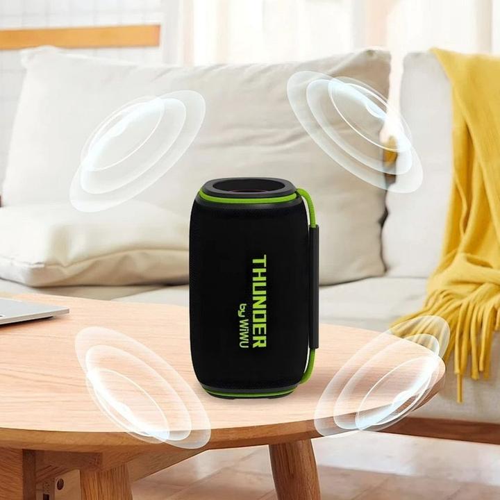Actual product image Wiwu Bluetooth speakers - Wireless Bluetooth Speaker Thunder H5 (8 h)