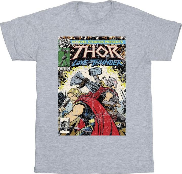 Thor Love And Thunder Vintage Poster TShirt (L)