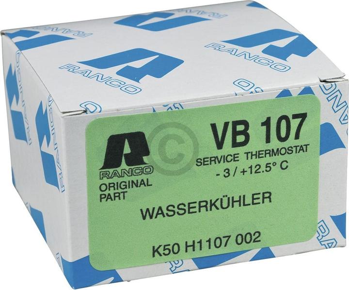 Image du produit Ranco Thermostat VB107 K50-H1107 Universel pour refroidissement par eau