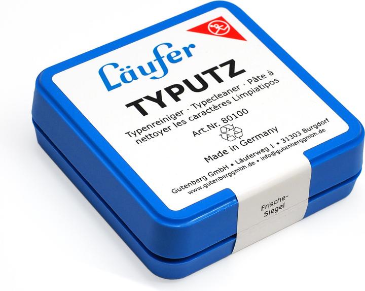 Läufer Typutz - Typenreiniger
