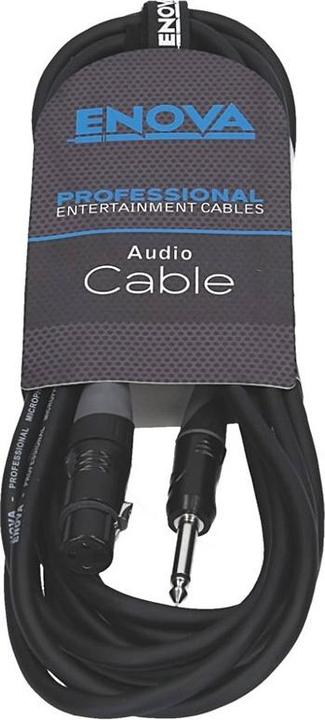 Actual product image Enova XLR F Jack cable - XLR adapter cable asymmetrical 2 pin 10 metres (10 m, XLR)