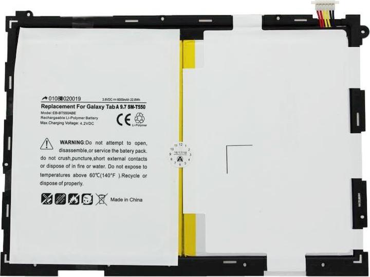 Immagine prodotto AccuCell Akku Samsung Galaxy Tab A 9.7, SM-P550, SM-T550, EB-BT550ABE