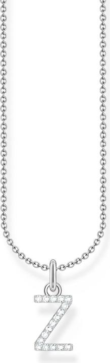 Thomas Sabo Kette mit Buchstaben-Anhänger Z Silber (925 Sterlingsilber, 38 - 45 cm)