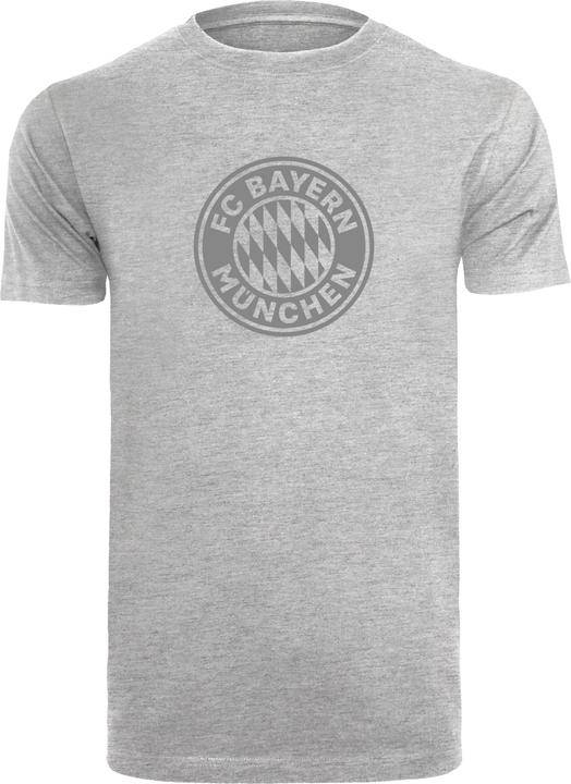FC Bayern München FC Bayern Tonal Logo for grey colors T-Shirt Round Neck - 117957 (L)