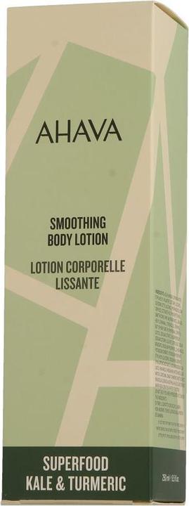 Produktbild Ahava Superfood Smoothing Body Lotion "Kale & Turmeric" - Intensiv feuchtigkeitsspendende Körperloti (Körpercreme, 250 ml)
