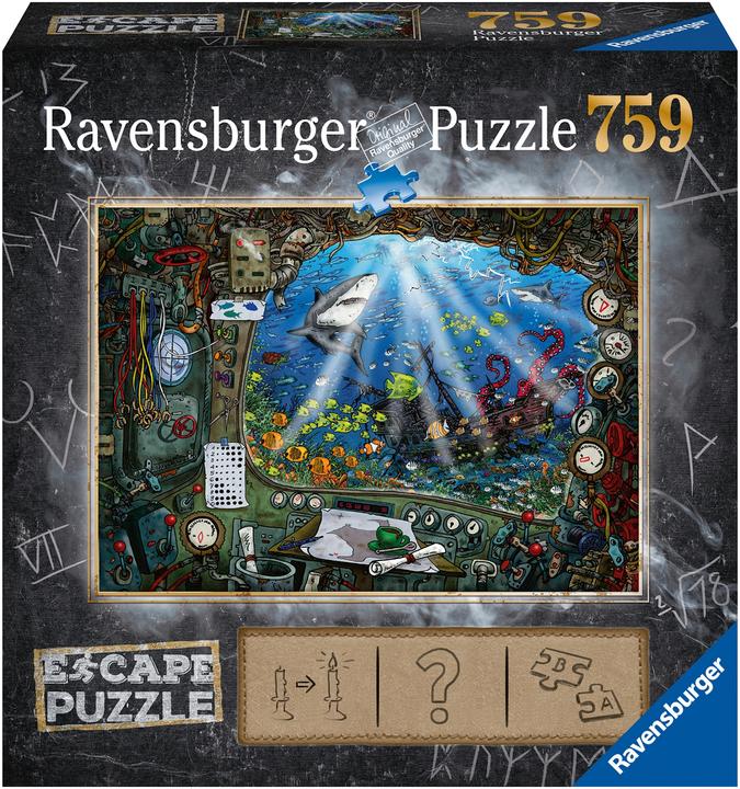 Produktbild Ravensburger Escape Room - Das U-Boot (759 Teile)