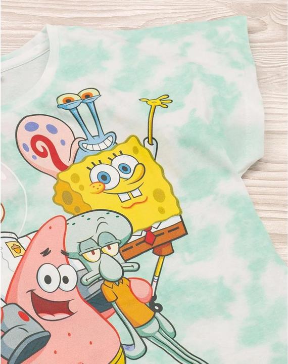 Immagine prodotto Spongebob Squarepants Top da ragazza con cravatta frontale (146, 152)