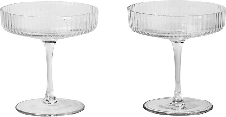 Ferm Living Ondulazione (15 cl, 2 Occhiali, Bicchieri da champagne)