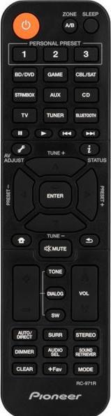 Actual product image Pioneer VSX-835D (7.2 channels, DAB, FM)