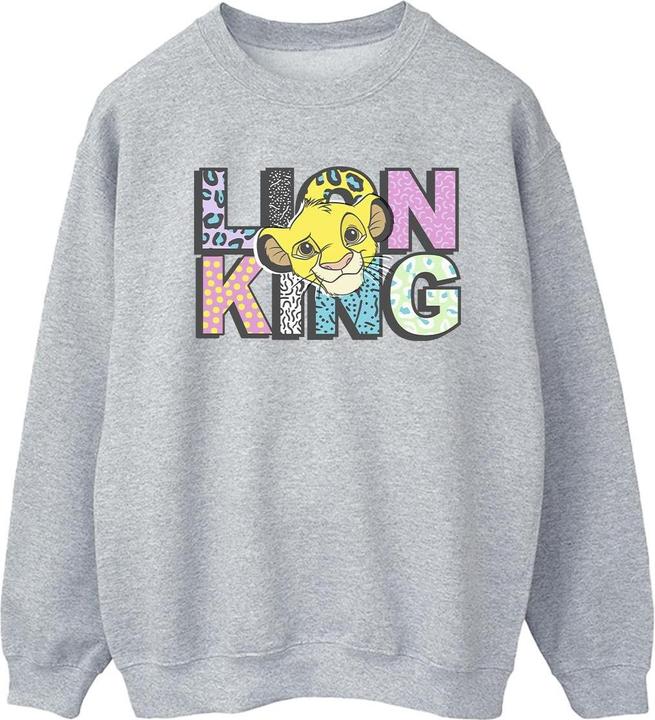 Disney The Lion King Pattern Logo Sweatshirt (M)
