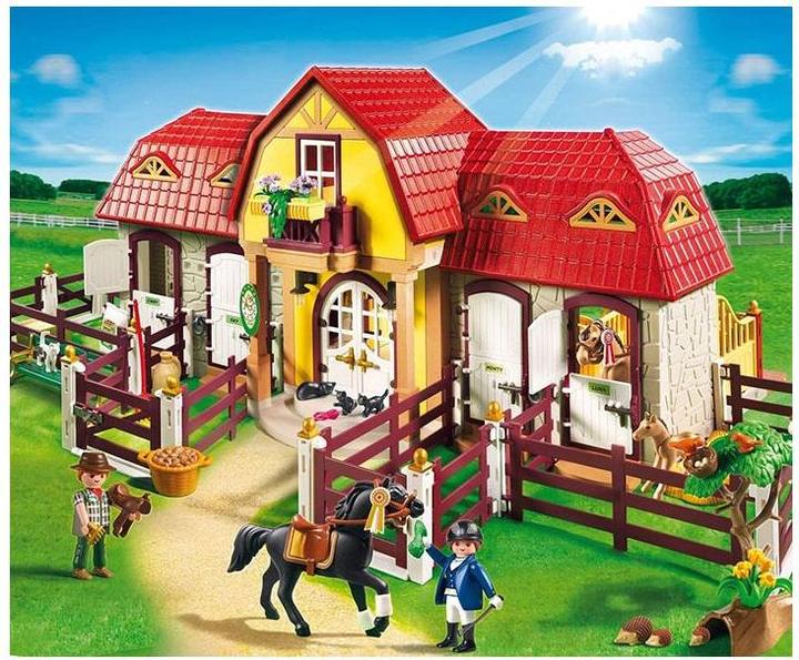 Image du produit Playmobil Haras avec chevaux et enclos (5221)