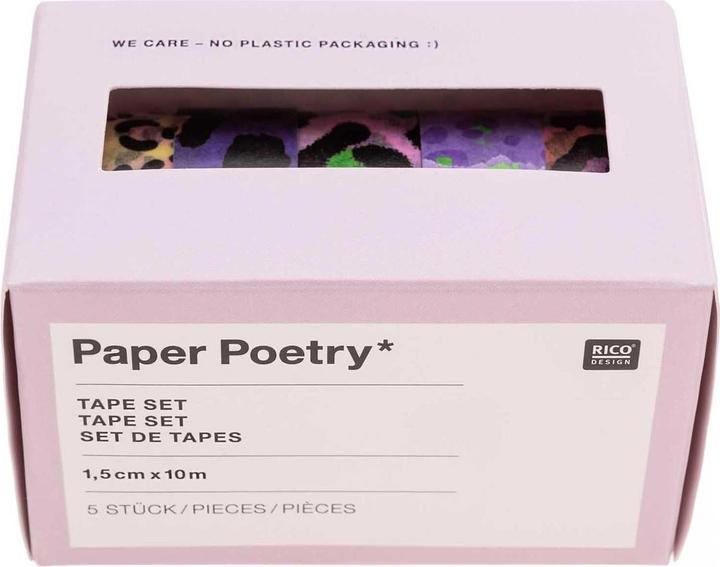 Image du produit Rico Design Washi Tape Leo 5 pièces, multicolore