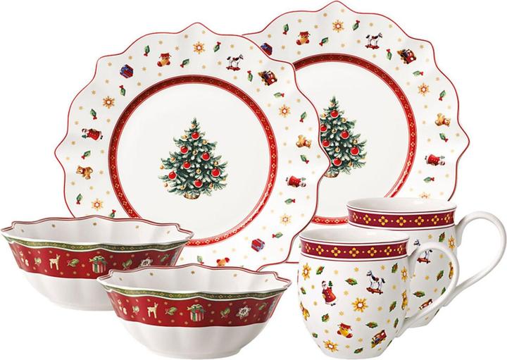 Produktbild Villeroy & Boch Breakfast for 2 weiss, Set 6tlg. Toy's Delight (6 Stück)