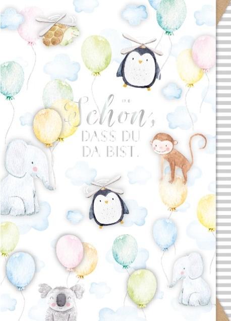 Image du produit Artebene Karte Schön, dass Du da bist (1 pcs)