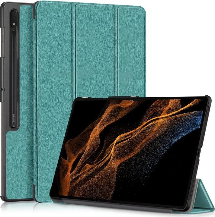 Cover-Discount Galaxy Tab S9 Ultra - Tri-fold Smart Case türkis (Galaxy Tab S9 Ultra)