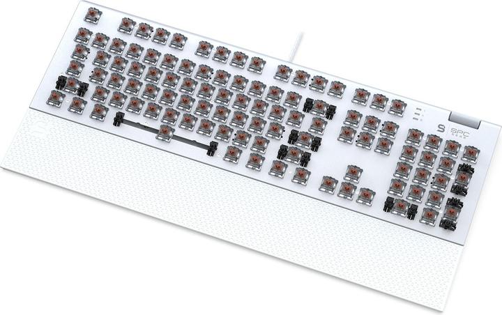 Produktbild SPC Gear GK650K Omnis Kailh Brown RGB Onyx Baltas Pudding Edition (Eng. Int., Kabelgebunden)