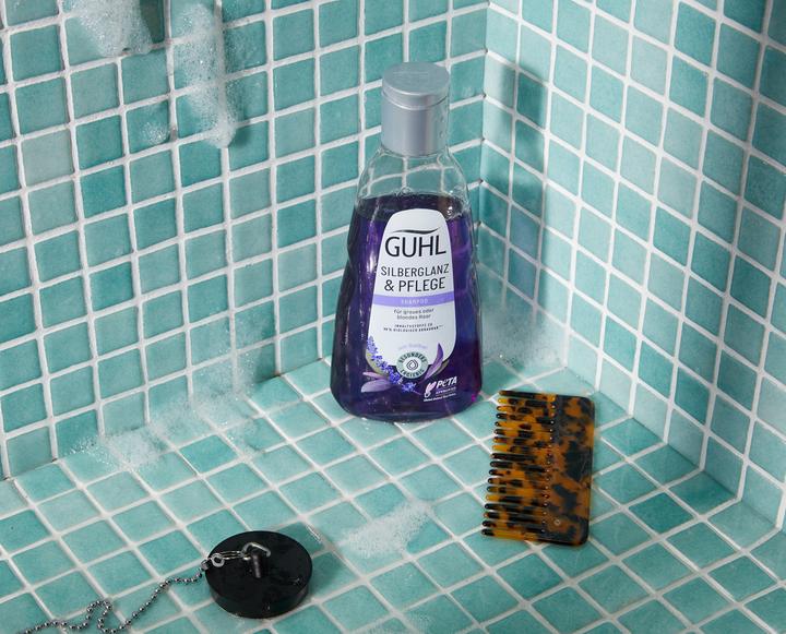 Actual product image Guhl Silberglanz & Pflege Shampoo (250 ml, Liquid shampoo)