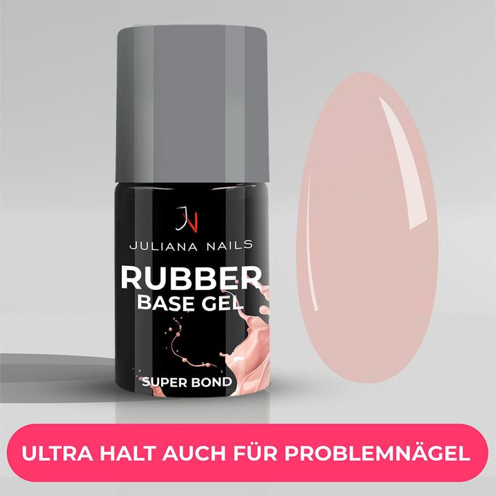 Actual product image Juliana Nails Gel Lacquer - Rubber Base Gel - Skin (Gel-Effect Nail Polish)