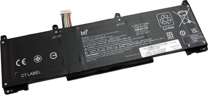 Productafbeelding BTI Vervangende 3-cells batterij voor HP Probook 430 G8 440 G8 445 G8 450 G8 455 G8 630 G8 640 G8 650 (3 Cellen, 3950 mAh)