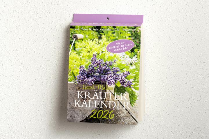 Produktbild Liesel Malms Kräuterkalender 2026. Mit der Heilkraft der Natur durchs Jahr (Harter Einband, Deutsch)