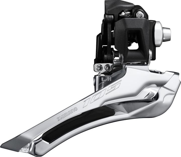 Actual product image Shimano front derailleur 105 FD-R7100 2x12 Down Swing 61-66° braze-on