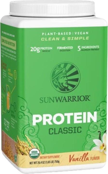 Sunwarrior Protein Classic Organic (Vanille, 1 Stk., 750 g)