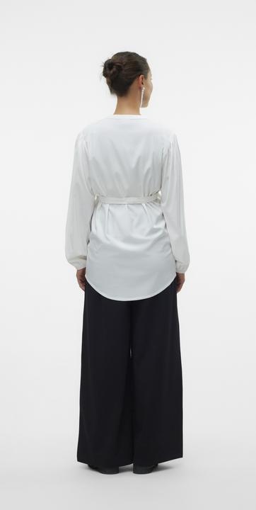 Actual product image Mamalicious Regular fit Mandarin collar Elasticated cuffs Balloon sleeves Top Blouse (M)