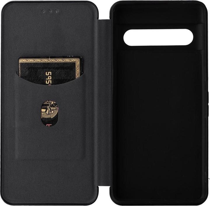 Image du produit Cover-Discount Google Pixel 7 Pro - Etui flip look carbone noir (Google Pixel 7 Pro)