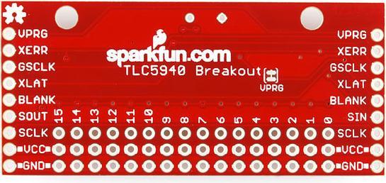 Image du produit SparkFun TLC5940 Pilote PWM Breakout (Divers)