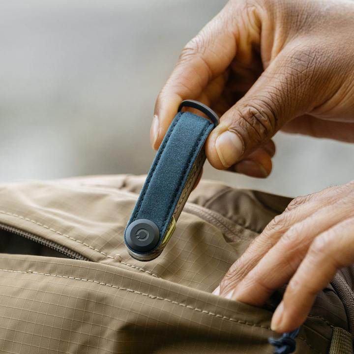 Image du produit Orbitkey Porte-clés en toile cirée - Bleu marine