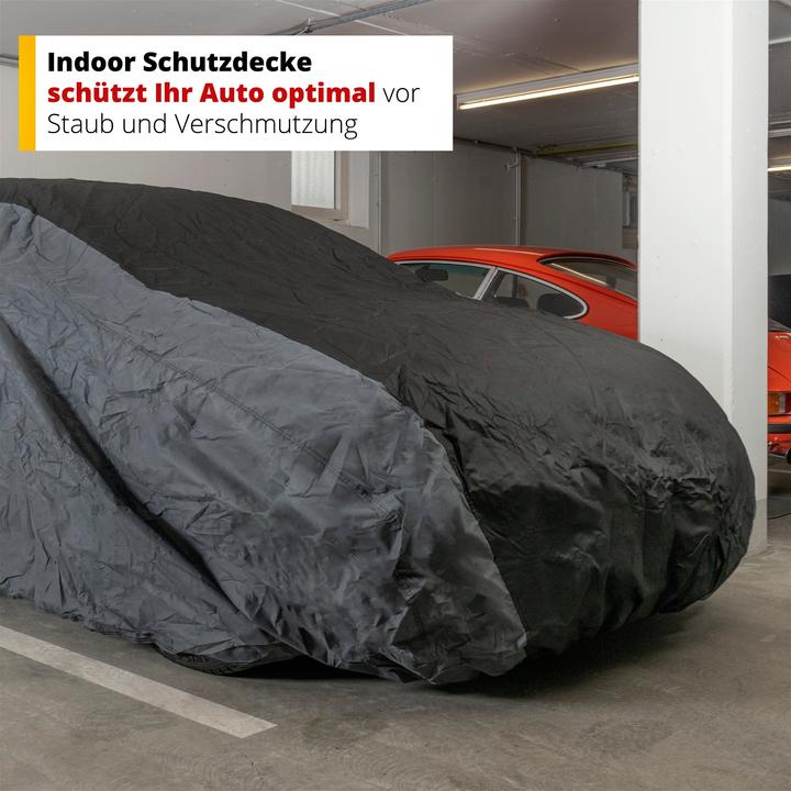 Produktbild CarComfort Autoplane Indoor Fleece, PKW-Abdeckplane SUV Gröe XL grau/schwarz