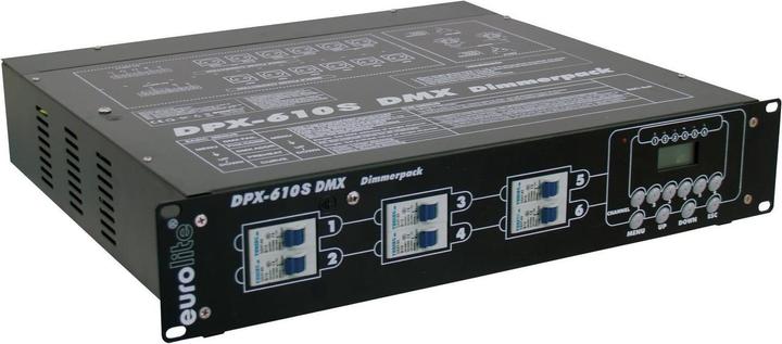 Eurolite DMX Dimmer DPX-610 6-channel 48.30cm (19"") design